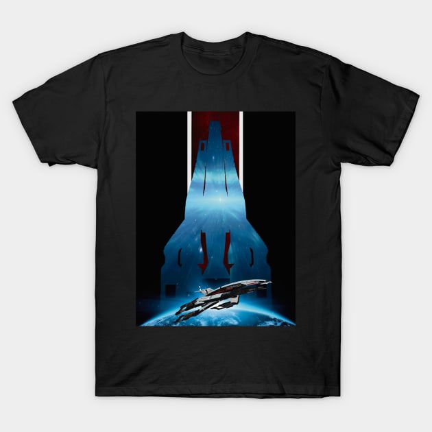 mass effect T-Shirt by store of art